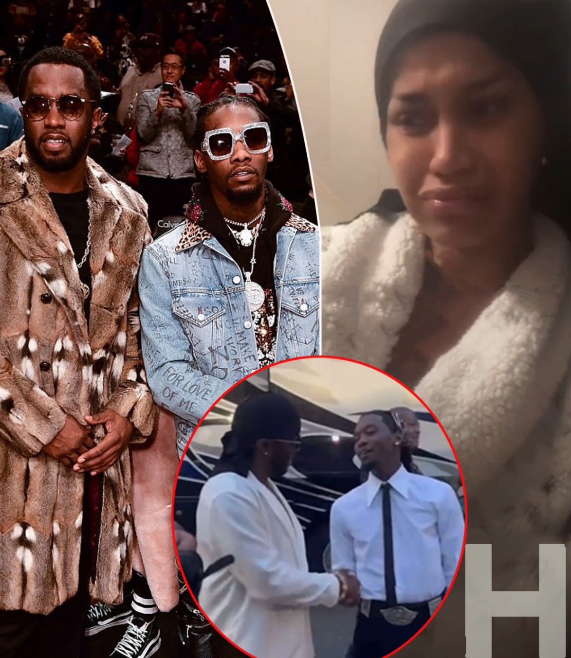 Cardi B Just Ruined Offset's Life Seconds Ago By Exposing A Shocking Video Of Offset And Diddy.