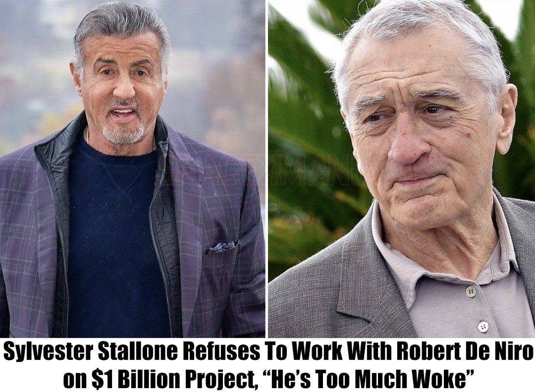 “He’s Too Much Woke”: Sylvester Stallone Drops Out of $1 Billion Project With ‘Creepy’ Robert De Niro.