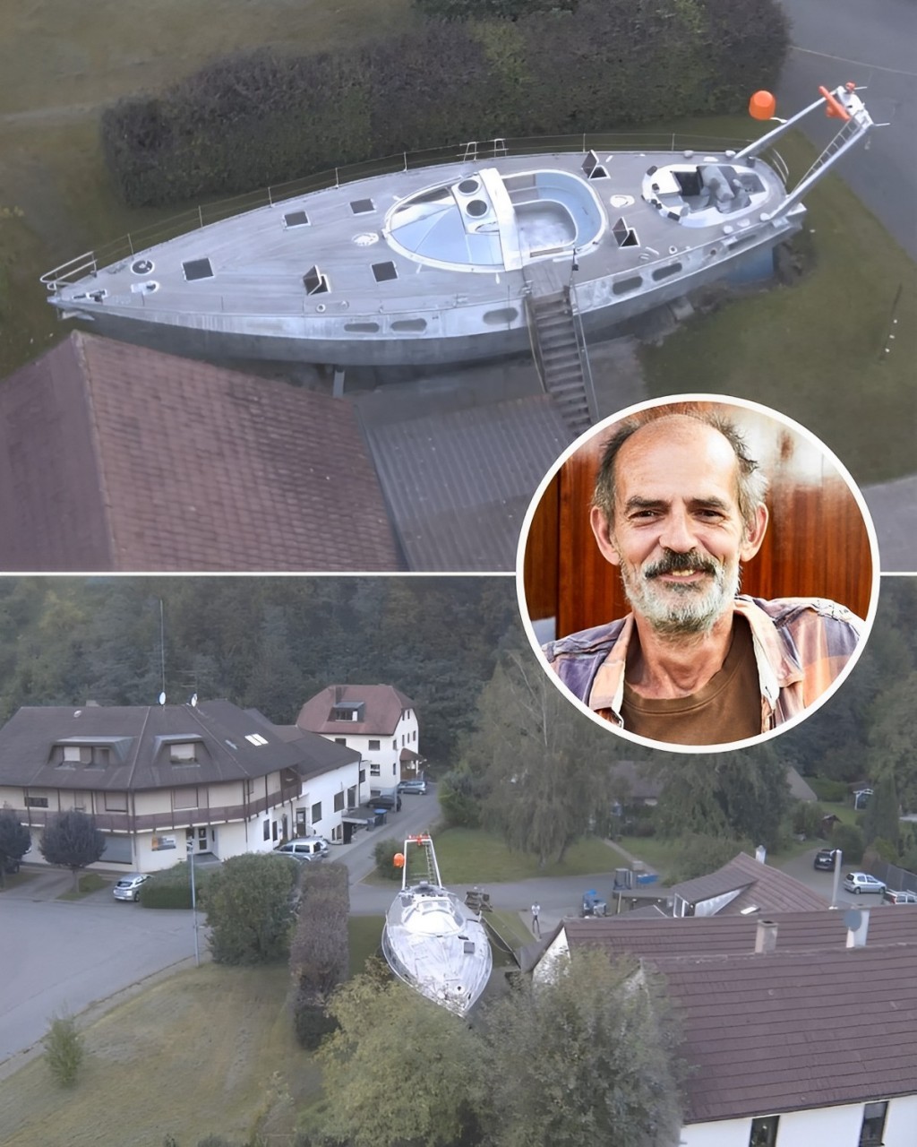 I’ve spent 27 years building a giant 72ft ship in my garden… I’ve spent £1million & my neighbours think I’m crazy.