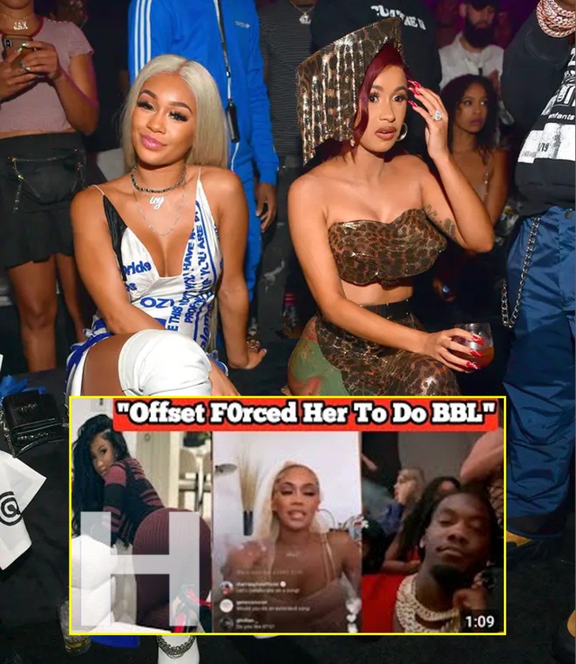 Saweetie Reveals Deep Secrets About Cardi B's BBL And Exposed Offset F0rced Her To Do BBL.