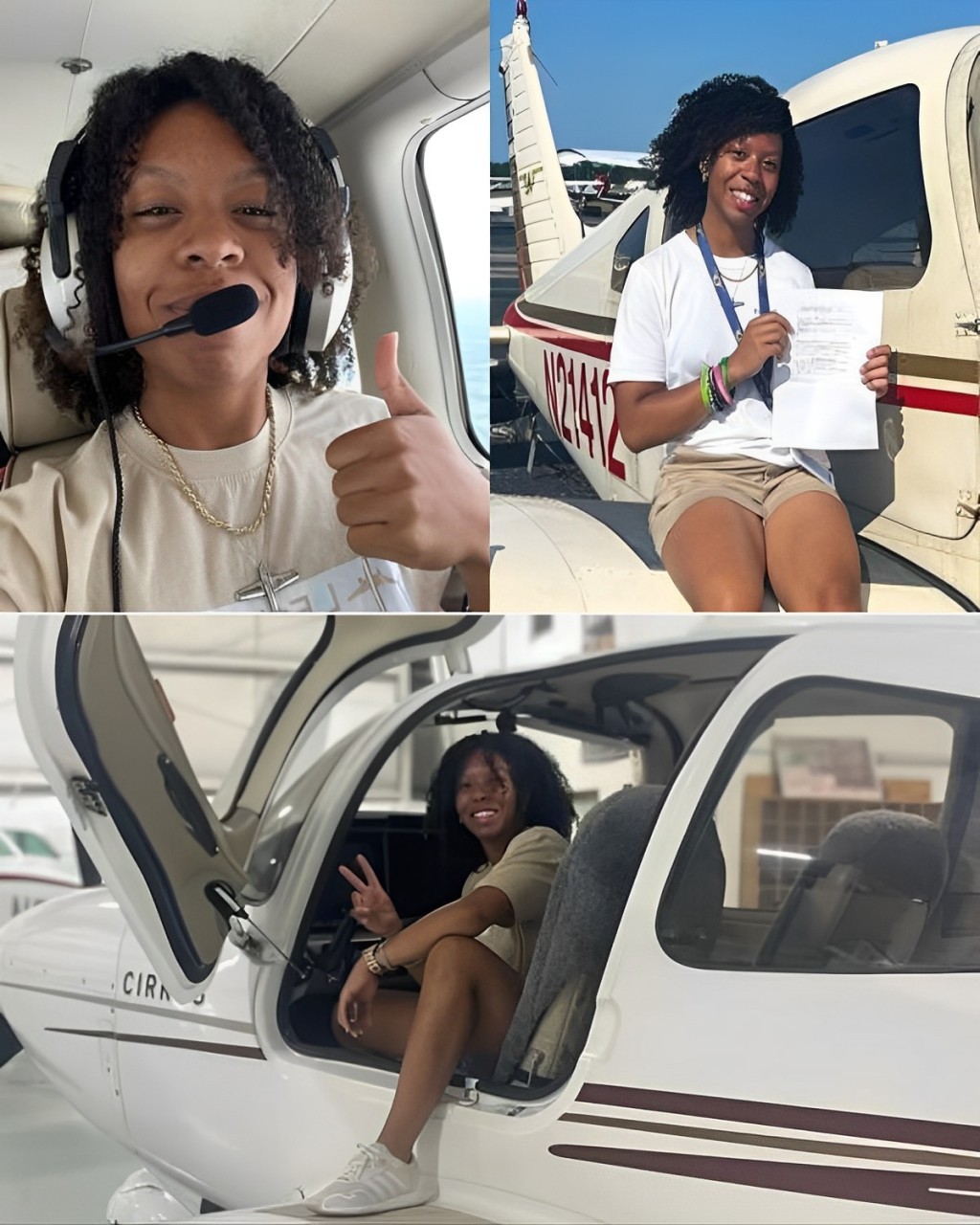 18-Year-Old Make History Becomes Youngest Black Female Certified Private Pilot in New York.