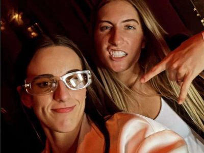 Caitlin Clark has wild night celebrating WNBA Draft with boyfriend, Iowa teammates.