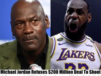 Breaking: Michael Jordan Rejects $200 Million Commercial Opportunity with LeBron James, “He’s A Woke Crybaby”