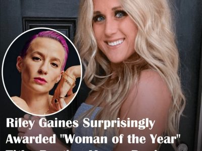 Riley Gaines Surprisingly Awarded “Woman of the Year” Title, Beating Megan Rapinoe.