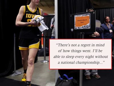 VIDEO :Caitlin Clark says she’ll be able to sleep at night even though she never won a national championship.