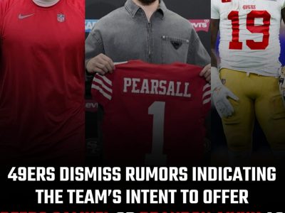 The 49ers deny reports that they plan to include Brandon Aiyuk or Deebo Samuel in a trade package after selecting Ricky Pearsall.