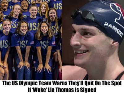 The US Olympic Team Warns They’ll Quit On The Spot If ‘Woke’ Lia Thomas Is Signed.