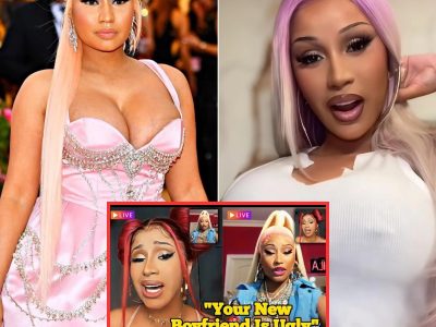 Nicki Minaj Exposes Cardi B's Ugly New Boyfriend:Exposing Cardi B's New Boyfriend's Appearance and the Mystery Behind His Hidden Face.