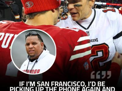 The former Super Bowl champion opposes Kyle Shanahan offering Brock Purdy of the 49ers a large contract.