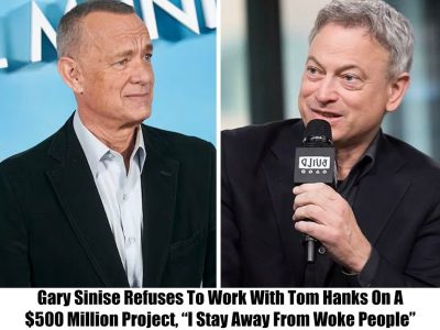 Breaking: Gary Sinise Rejects Tom Hanks’ Proposal to Work on a Half-Million-Dollar Project, ‘I Stay Away From Woke People’