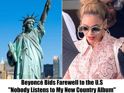 Breaking: Beyoncé Bids Farewell to the U.S, "Nobody Listens to My New Country Album"