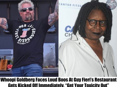 Breaking: Whoopi Goldberg Booed Off Loudly At Guy Fieri's Restaurant, Gets Kicked Off Immediately