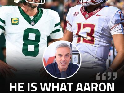 After the Jets selected quarterback Jordan Travis in the draft, Colin Cowherd speculates about Aaron Rodgers' future with the team.