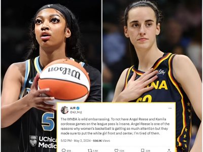 Fans are left furious at 'embarrassing' WNBA after they cannot watch Angel Reese's debut for Chicago Sky against the Minnesota Lynx... but league streams Caitlin Clark's game for free.