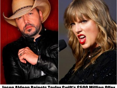 Breaking: Jason Aldean Rejects $500 Million Music Collaboration With Taylor Swift, “Her Music Is Woke, No Thanks”